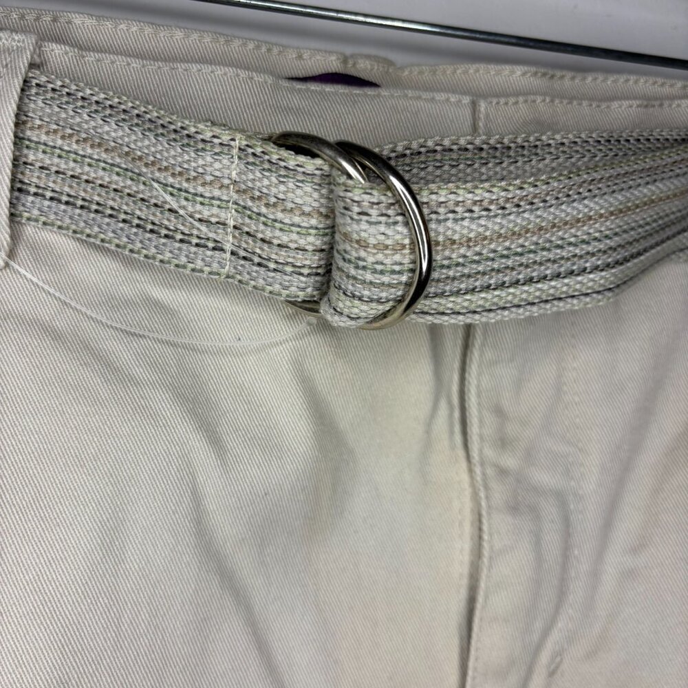 GLORIA VANDERBILT NEW Amanda Bermuda Short Womens 20W Cream Classic Fit Mid Rise - Picture 3 of 11